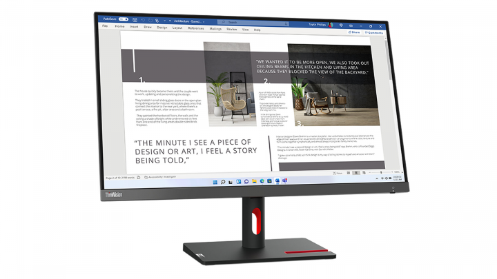 Monitor Lenovo ThinkVision S27i-30 63DFKAT4EU 7