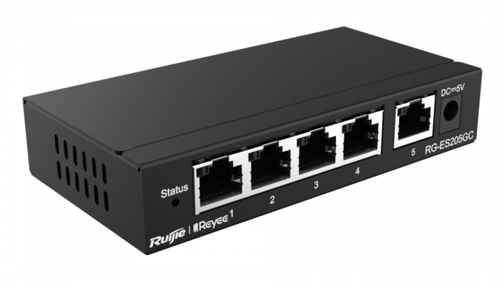 Switch Ruijie Reyee RG-ES205GC 5-port GE Ext PSU 5