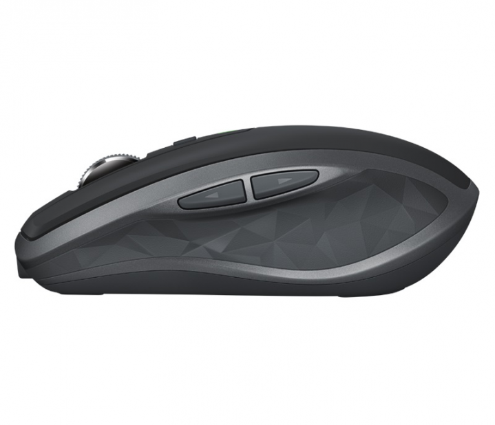 Mysz bezprzewodowa Logitech MX Anywhere 2S optyczna grafitowa 910-005153 - widok lewej strony