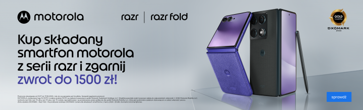 Cashback na serię razr | razr fold - baner promocji