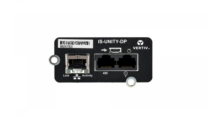 Karta SNMP Vertiv z czujnikiem środowiskowym IS-UNITY-DP 2