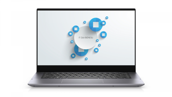 Laptop Dell Inspiron 5400 2w1 szary NoOs - widok frontu