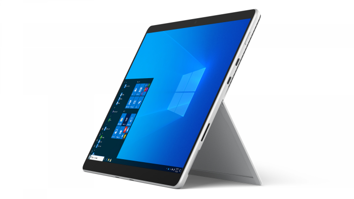 Microsoft Surface Pro 8 W10P Platynowy - widok frontu prawej strony