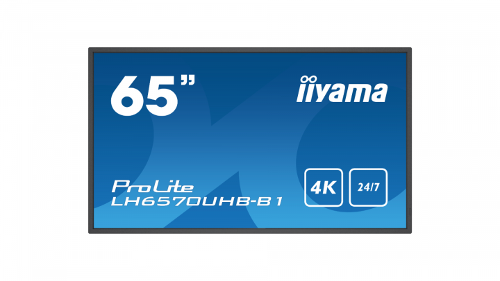 Monitor IIYAMA ProLite LH6570UHB-B1 - widok frontu