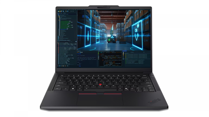 Mobilna stacja robocza Lenovo ThinkPad P14s Gen 7 AMD - widok frontu
