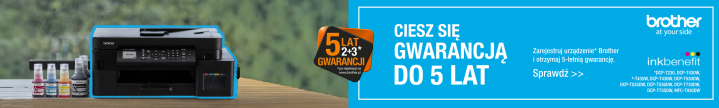 Gwarancja 5 lat Brother 3
