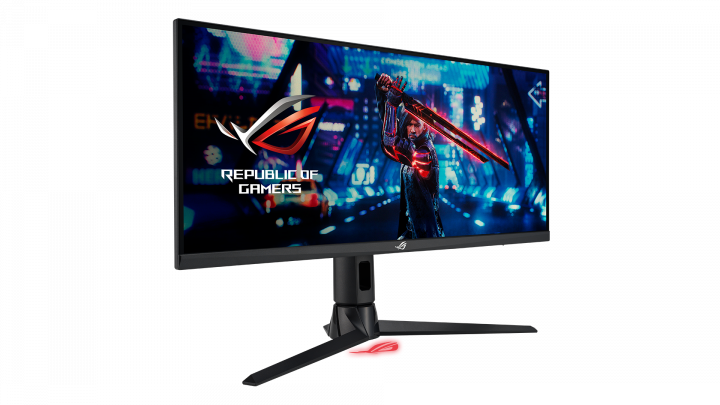 Monitor Asus ROG Strix XG309CM - widok frontu lewej strony2
