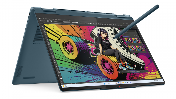 Laptop 2w1 Lenovo Yoga 7 14AKP10 W11H Tidal Teal + Etui i rysik w zestawie Copilot 4