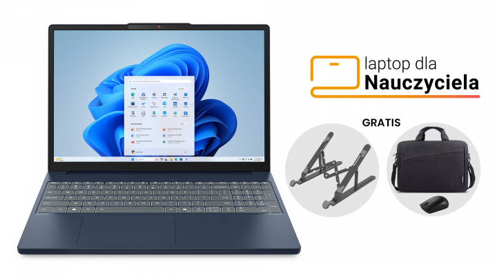 Laptop Lenovo IdeaPad Slim 3 15IRH10 (BK keyb) W11H Cosmic Blue BON + zestaw (GX30K79401+GX40Q17229) 2