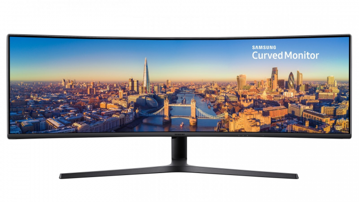 Monitor Samsung LC49J890DKRXEN - widok frontu