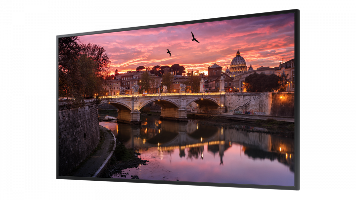 Monitor Samsung 50 QB50R-B LH50QBRBBGCXEN - widok frontu prawej strony