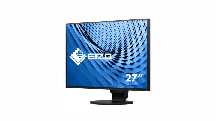 Monitor EIZO FlexScan EV2785 czarny - widok frontu prawej strony