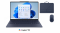 Yoga Slim 7 Ultra Gen 11 14IPH11 Cosmic Blue W11 Copilot + Yoga Mouse (Cosmic Blue) + Lenovo Yoga Tote Sleeve 14" (Blue)