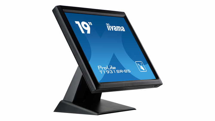 Monitor z dotykowym ekranem IIYAMA ProLite T1931SR-B5 - widok frontu lewej strony1