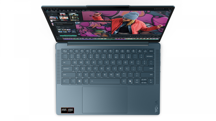 Laptop Lenovo Yoga Slim 7 14AKP10 W11H (BK keyb) Tidal Teal 2