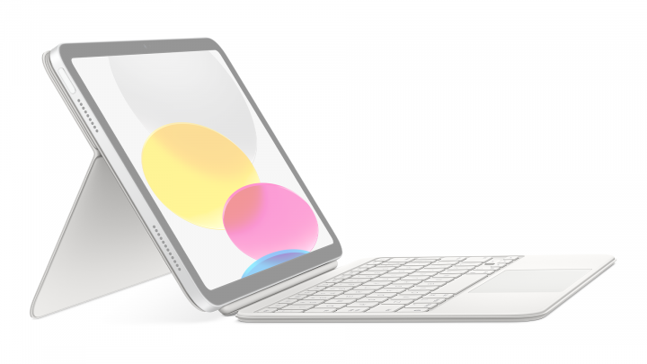 Klawiatura Apple Magic Keyboard Folio do iPada biała (10. gen) MQDP3Z/A