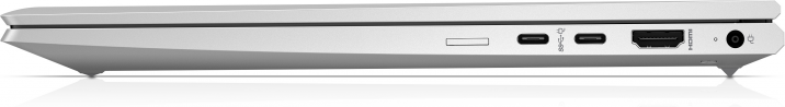 Laptop HP EliteBook 845 G7 srebrny - widok prawej strony