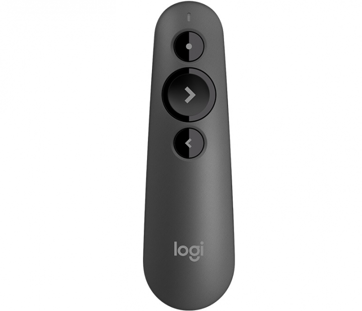Prezenter bezprzewodowy Logitech Wireless Presenter R500 czarny 910-005386 - widok frontu