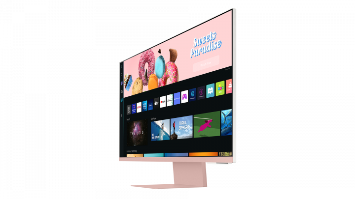 Monitor Samsung Smart M8 LS32BM80PUUXEN - widok frontu prawej strony