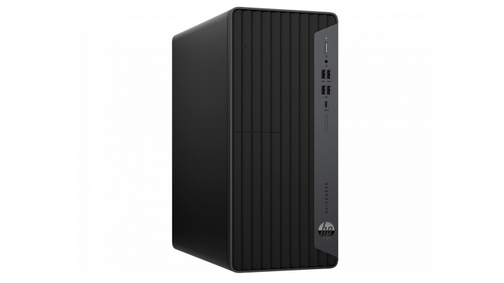 Komputer HP EliteDesk 800 G6 Tower widok frontu lewej strony