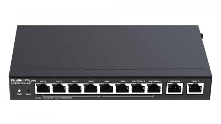 Router Ruijie Reyee RG-EG310GH-P-E 10-port GE PoE+ 110W