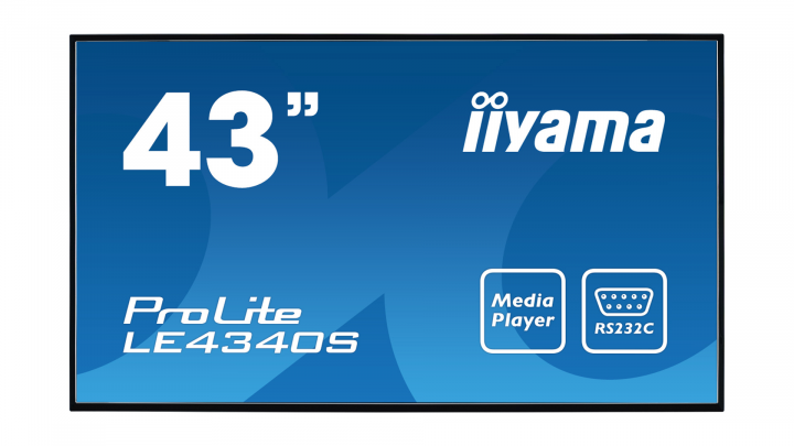 Monitor IIYAMA ProLite LE4340S-B1 - widok frontu
