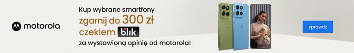 Motorola Blik do 300 zł banner kategorii
