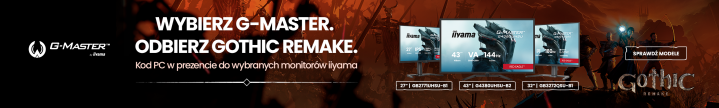 Wybierz iiyama G-Master, odbierz Gothic Remake.banner kategorii