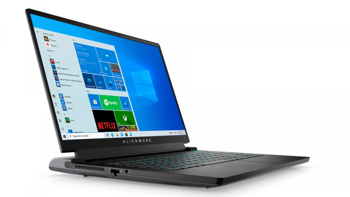 Laptop Dell Alienware M15 R5 W10H-przód prawa strona