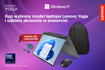 Kup wybrany model laptopa Lenovo Yoga i odbierz akcesoria w prezencie! 3
