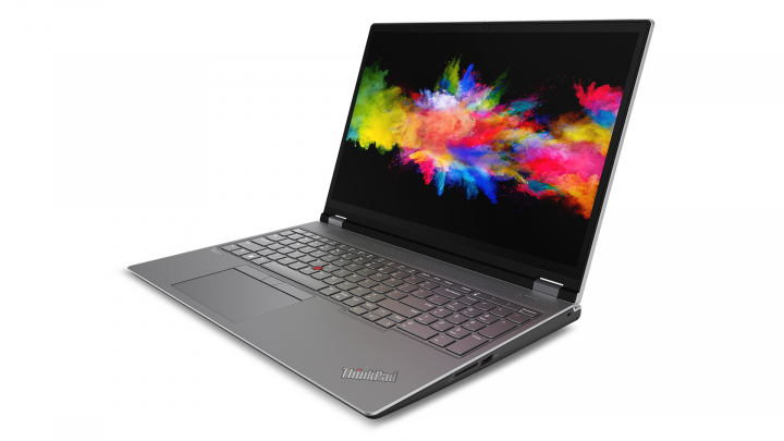 Mobilna stacja robocza Lenovo ThinkPad P16 G1 W11P Storm Grey - widok frontu prawej strony