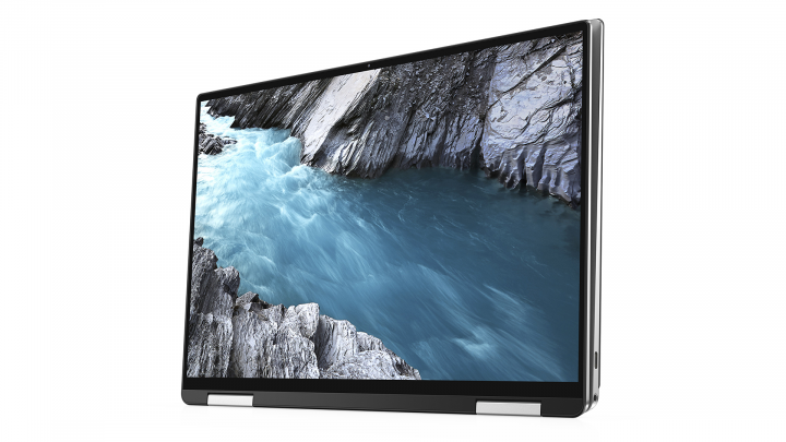 Laptop Dell XPS 13 9310 2w1 srebrno-czarny - tryb tabletu