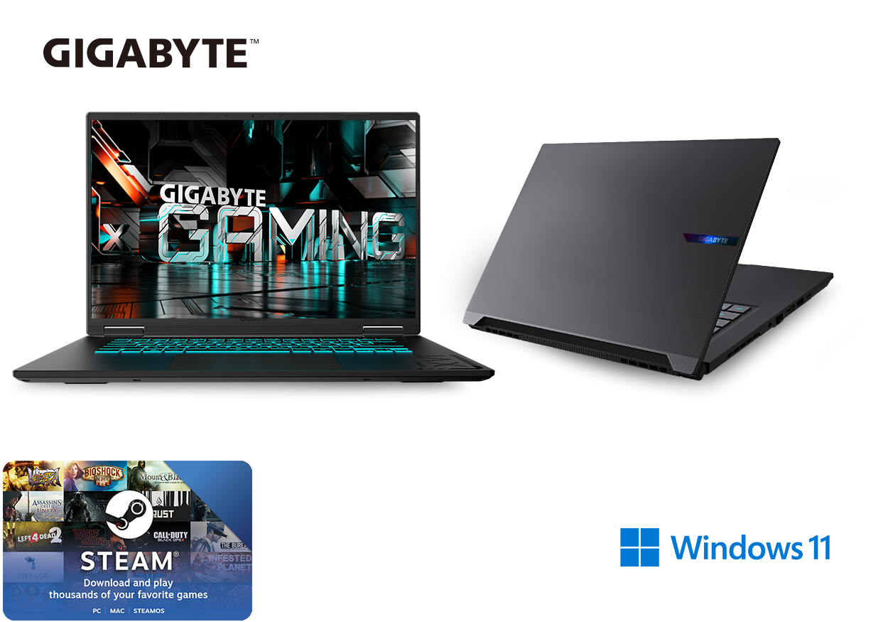 Nowy Świat Gier - Kup laptopa GIGABYTE/AORUS i zgarnij nawet 80 Euro na Steam! 10
