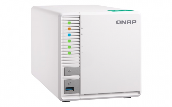 Serwer NAS QNAP TS-328 - widok frontu lewej strony