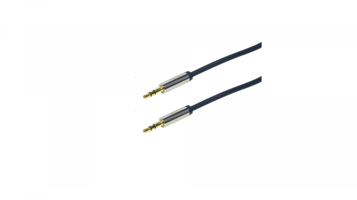 Kabel audio LogiLink 3,5mm minijack M / M 1,5m CA10150 - widok frontu