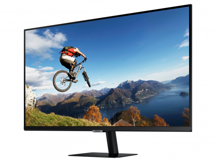 Monitor Samsung Smart M7 LS32AM700UUXEN - widok frontu prawej strony