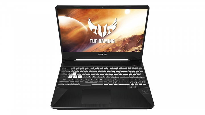 Laptop Asus ROG FX505DT Stealth Black - widok z góry
