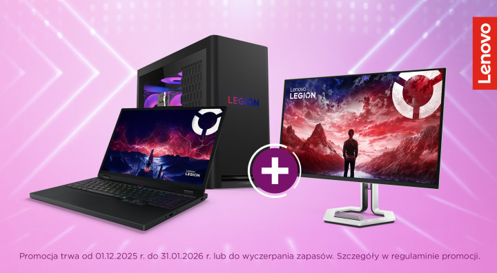 Cashback do 400 zł! Kup wybrany laptop lub komputer wraz z monitorem Lenovo i odbierz zwrot pieniędzy. 9