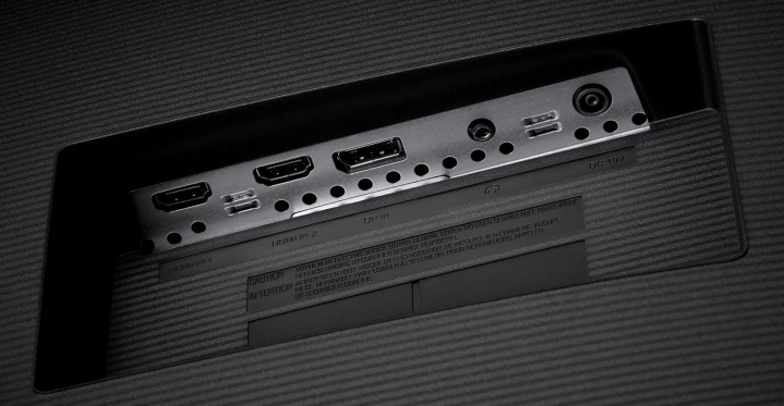 Monitor Samsung LU32J590UQUXEN - widok portów