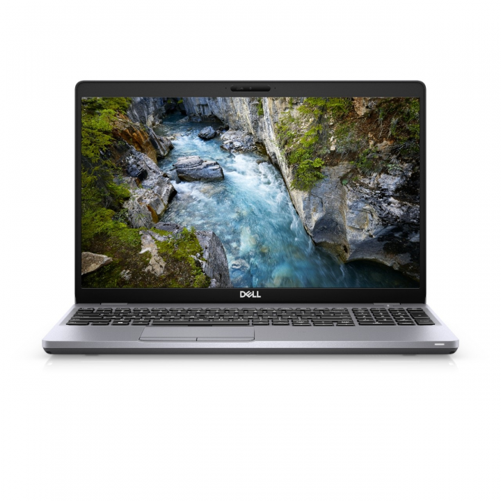 Mobilna stacja robocza Dell Precision 3550 szary - widok frontu