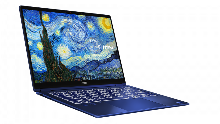 Laptop MSI Prestige 14 Flip AI+ The Starry Night 4