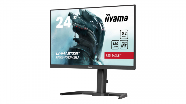 Monitor IIYAMA G-Master GB2470HSU-B6 - widok frontu 5