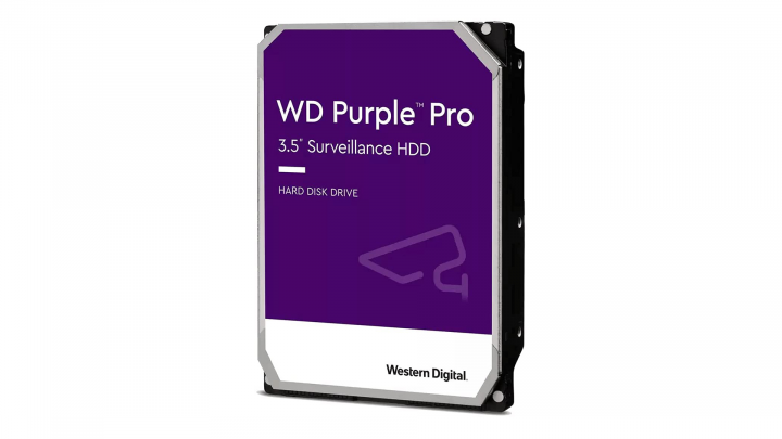 Dysk HDD WD Purple Pro 12000GB 3,5 WD121PURP - widok frontu prawej strony