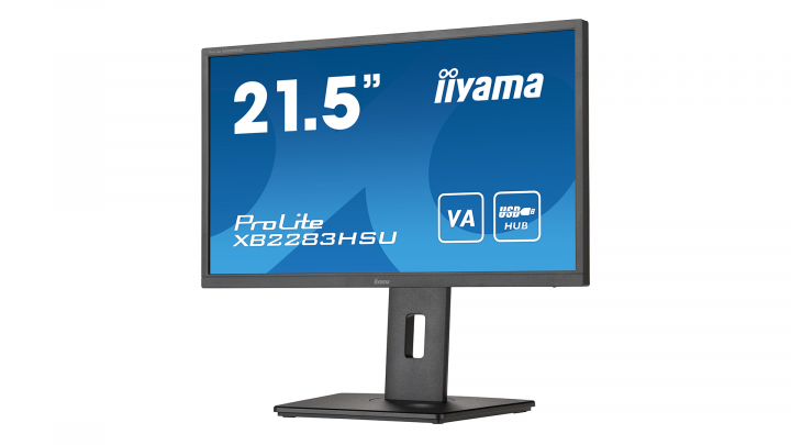Monitor IIYAMA ProLite XB2283HSU-B1 - widok frontu prawej strony