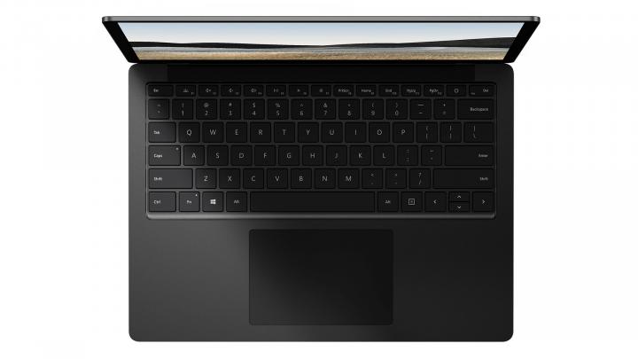 Microsoft Surface Laptop 4 13 czarny - widok z góry