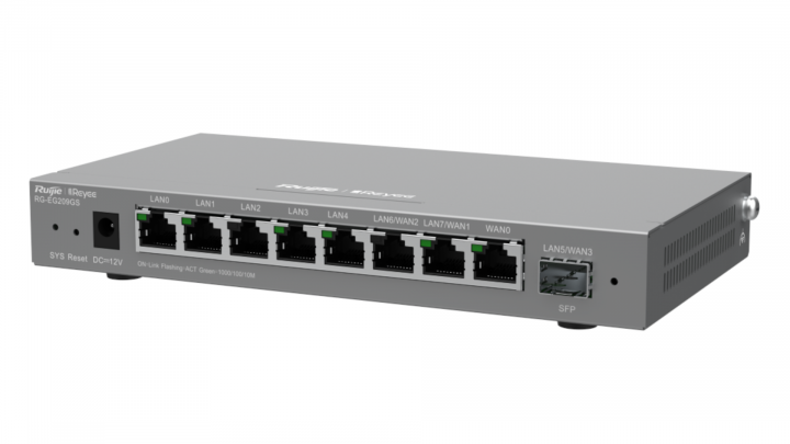 Router Ruijie Reyee RG-EG209GS 8-port GE 1x1Gb SFP 2