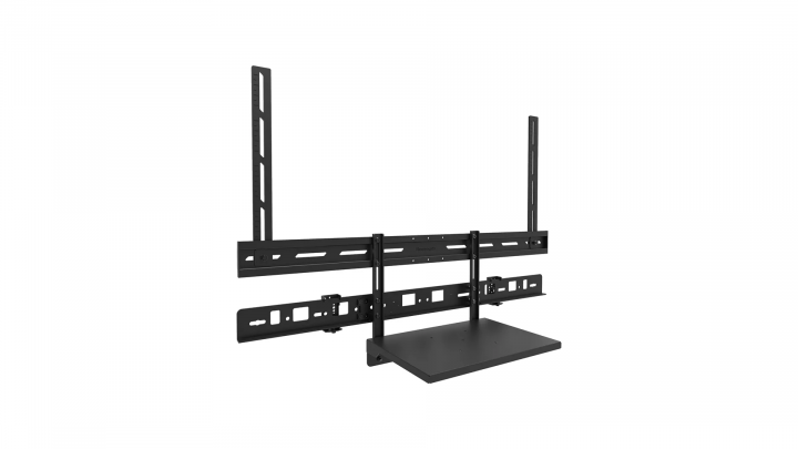 Uchwyt ścienny z półką Neomounts AV60-500BL od 43" do 110" 8KG 200x200-800x600 2