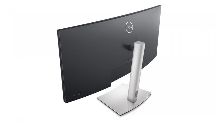 Monitor Dell Curved P3421W czarny-tył lewa strona