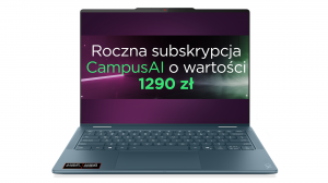 Laptop 2w1 Lenovo Yoga 7 14AKP10 83JR004FPB Ryzen AI 5 340 Touch 14" WUXGA OLED 16GB 512SSD W11 + Etui i rysik w zestawie