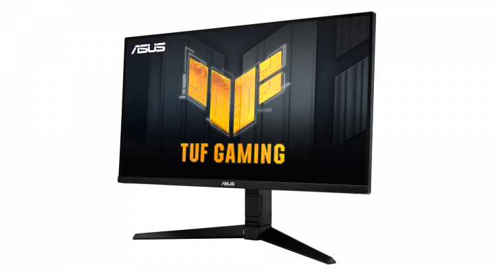 Monitor Asus TUF Gaming VG28UQL1A - widok frontu prawej strony